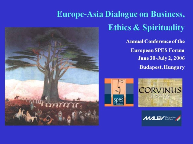 Europe-Asia Dialogue on Business, Ethics and Spirituality